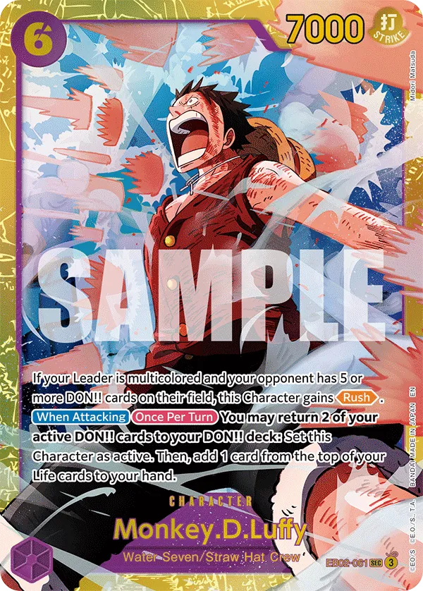 Monkey D. LuffyManga Alt Art (EB02-061)