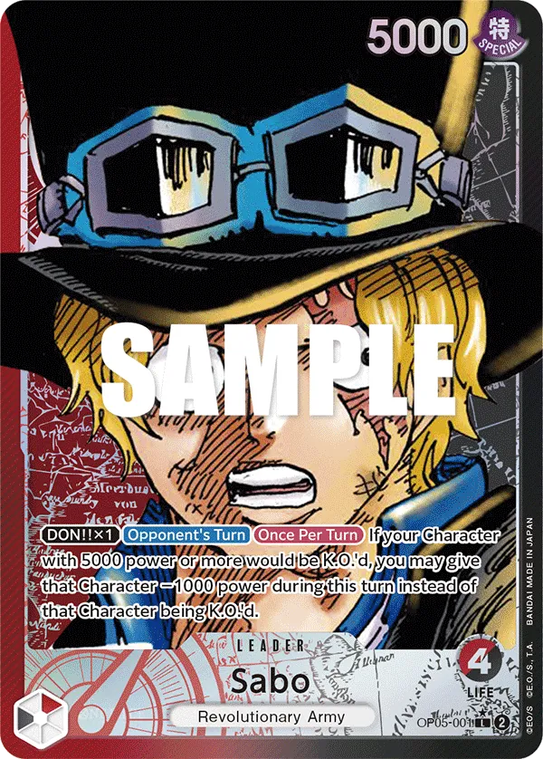 Click to look up OP05-001