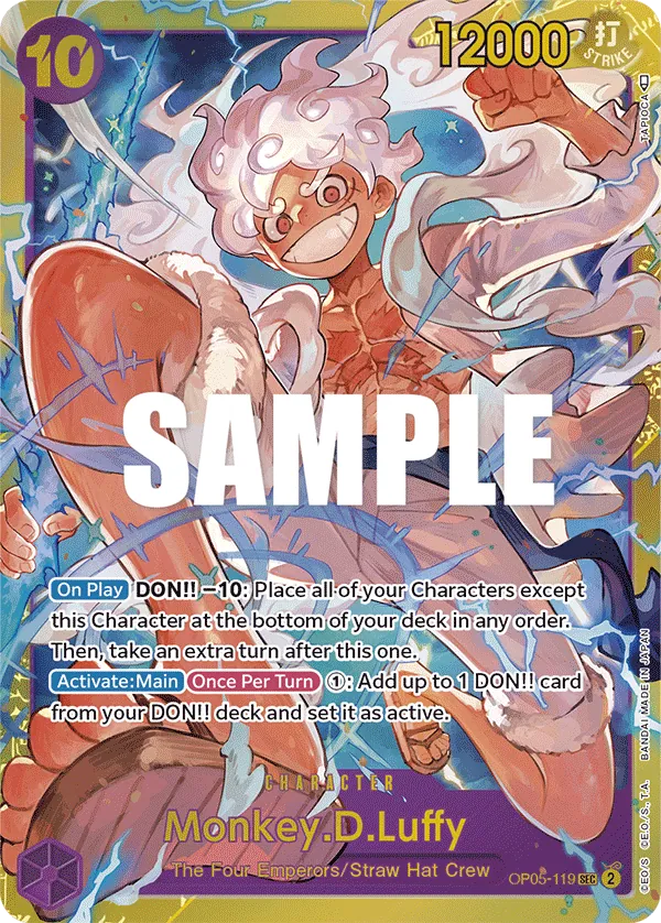 Monkey D. LuffyGold Sig SP (OP05-119)