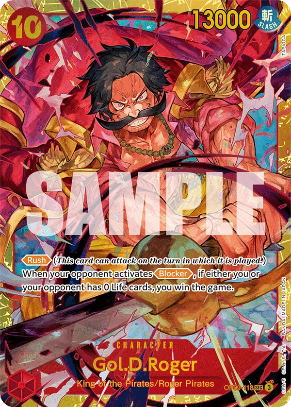 Gol D. RogerGold Manga Rare (OP09-118)