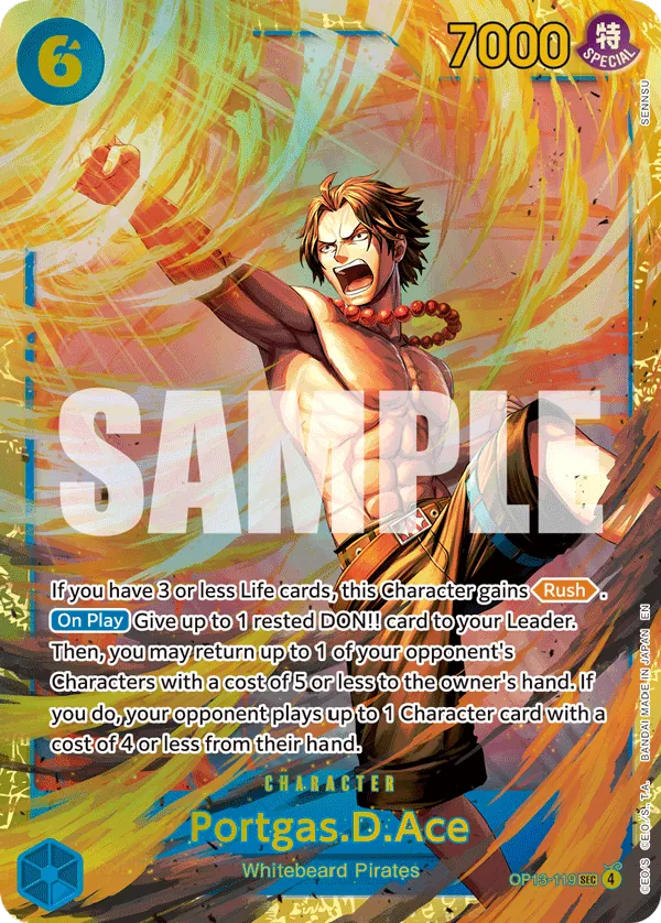 Portgas D. AceRed SAA (OP13-119)