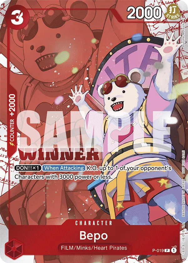 Bepo P-019 Winner
